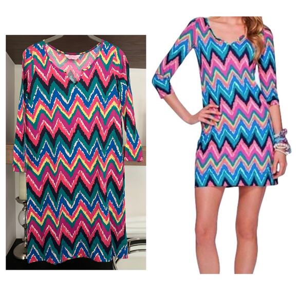 Lilly Pulitzer Gretchen Dress in Hearts A Flutter - Picture 1 of 7